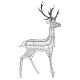 Deer Christmas light decoration 260 LEDs h 1,3 m indoor/outdoor s8
