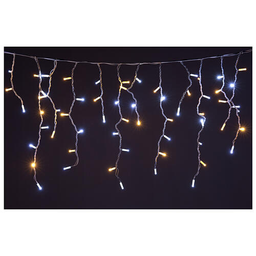 Icicle LED curtain 180 cold and warm white lights indoor/outdoor 1
