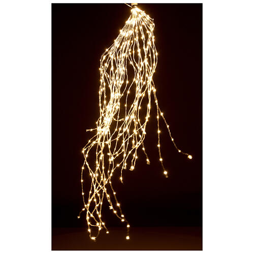 Waterfall string lights 1 m warm white LED indoor outdoor 1