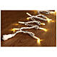 Christmas light chain 180 warm white LEDs 18 m indoor/outdoor s1