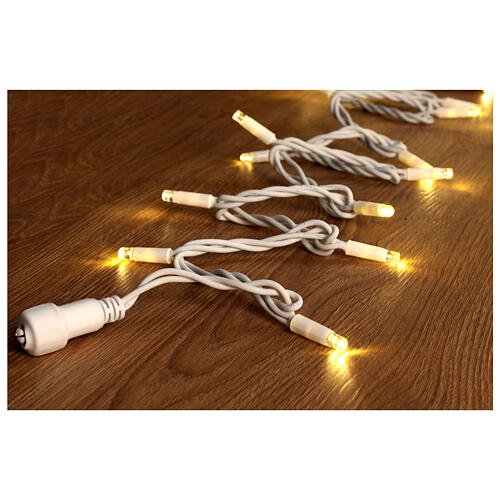 Warm white Christmas lights 180 LEDs 18m indoor outdoor 1