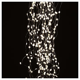 Waterfall snow flake string lights 720 LEDs warm white 2.5 m indoor outdoor