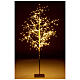 Golden tree with 375 warm white LEDs 90 cm indoor s1