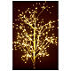 Golden tree with 375 warm white LEDs 90 cm indoor s2