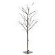 Golden tree with 375 warm white LEDs 90 cm indoor s5