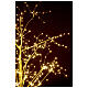 Albero dorato luminoso 375 led bianco caldo 90 cm interno s4