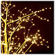 Arbre lumineux Noël 495 LEDs blanc chaud 120 cm int ext s4