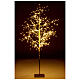Árvore luminosa para Natal 495 LEDs branco quente 120 cm interior/exterior s1
