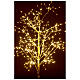 Árvore luminosa para Natal 495 LEDs branco quente 120 cm interior/exterior s2