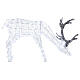Christmas deer eating 200 cold white LEDs 100 cm indoor/outdoor s6
