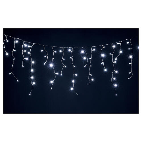 Icicle light chain 200 cold white LEDs 4 m indoor/outdoor 1
