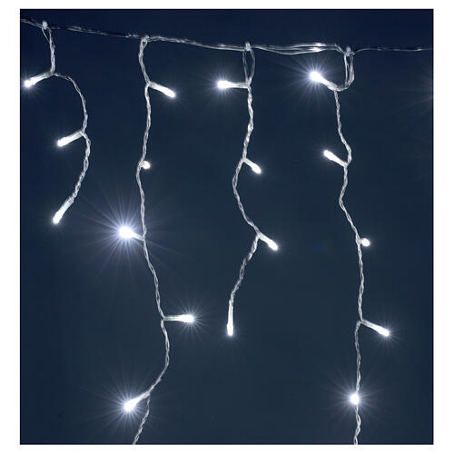 Icicle light chain 200 cold white LEDs 4 m indoor/outdoor 3
