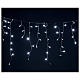 Icicle light chain 200 cold white LEDs 4 m indoor/outdoor s2