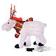 Acrylic white reindeer 80 cold white LEDs 55 cm indoor/outdoor s7