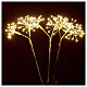 Set 3 branches 180 LEDs blanc chaud lumière fixe 50 cm int/ext s2