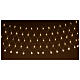 Rede luminosa 200 lâmpadas LED e estrelas branco quente 4 metros, para interior/exterior s1
