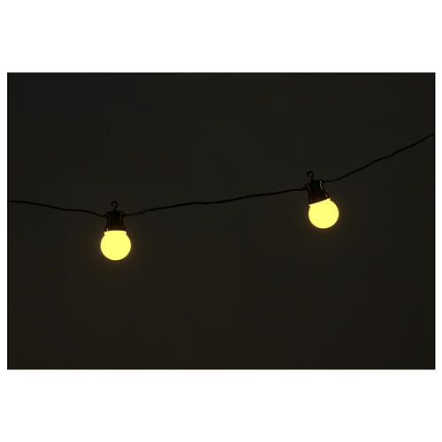 20 Bulb string lights 5 cm 80 LEDs warm white 6.65 m indoor outdoor 2