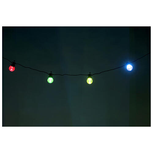 Świąteczne lampki – łańcuch 6,65 m z 20 kulami multicolor i 80 LED 1
