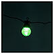 Multi-color globe string lights 5 cm 80 LEDs 6.65 m indoor outdoor s3