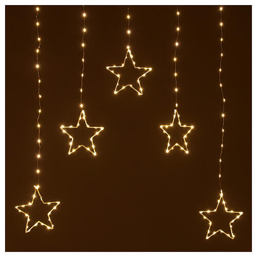 Christmas star string lights 308 LEDs in warm white 1.2 m indoor outdoor 2