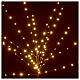 Brown light bush 80 warm white LEDs 75 cm indoor/outdoor s2