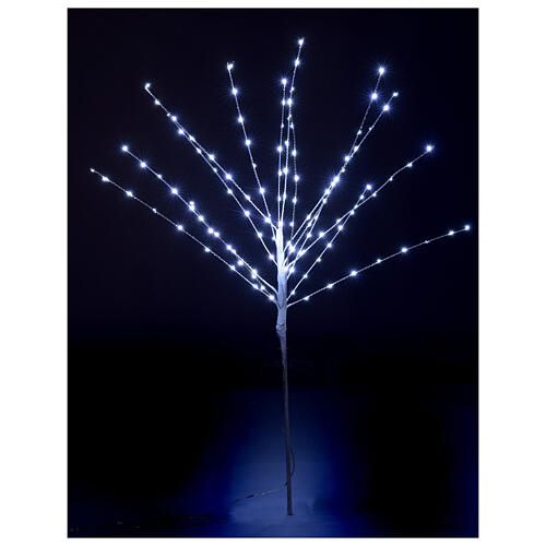 Baum mit 80 LEDs kaltweißes Licht, 75 cm 1