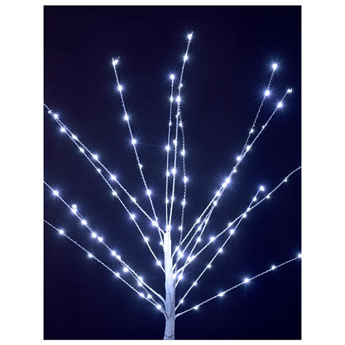 Baum mit 80 LEDs kaltweißes Licht, 75 cm 2