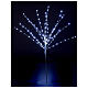Arbusto luminoso 120 LED branco gelo 100 cm, interior/exterior s1