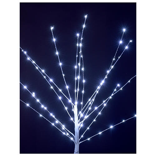 LED tree 120 lights in cold white 100 cm indoor outdoor 2
