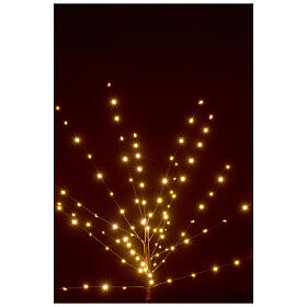 Lighted branch tree 120 LEDs warm white 100 cm indoor outdoor