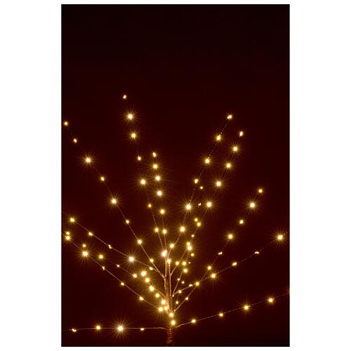Lighted branch tree 120 LEDs warm white 100 cm indoor outdoor 2