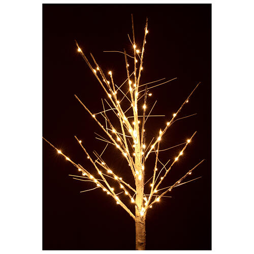 Leuchtender Baum mit 119 warmweißen LEDs Innen- und Außenbereich, 120 cm 2
