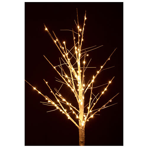 Warm white LED tree 120 cm 119 lights indoor/outdoor 2