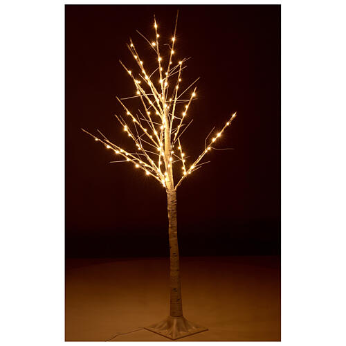 Warm white LED tree 120 cm 119 lights indoor/outdoor 3