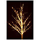 Warm white LED tree 120 cm 119 lights indoor/outdoor s2