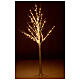 Warm white LED tree 120 cm 119 lights indoor/outdoor s3