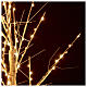 Warm white LED tree 120 cm 119 lights indoor/outdoor s4