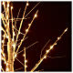 Albero luminoso 119 led bianco caldo h 120 cm int est s4