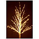 White tree with 210 warm white nanoLEDs 150 cm indoor/outdoor s2