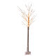 White tree with 210 warm white nanoLEDs 150 cm indoor/outdoor s5