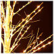 LED birch tree 210 nanoLEDs in warm white 150 cm indoor outdoor s4