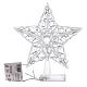 Star Christmas tree topper LED 20 multi-color lights 22 cm indoor use s4