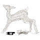 Illuminated fawn with 50 cold white leds 39x48x14 s6