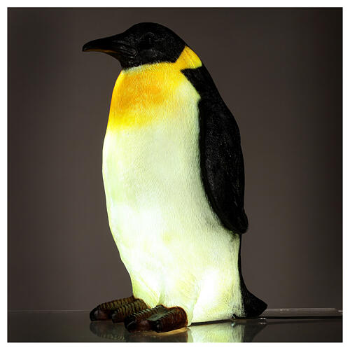 Pinguino luce Natale LED 55x25x35 cm esterno 1