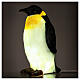Pinguino luce Natale LED 55x25x35 cm esterno s1