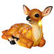 Christmas LED light, seated fawn, 35x60x25 cm, OUTDOOR s4