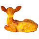 Christmas LED light, seated fawn, 35x60x25 cm, OUTDOOR s6
