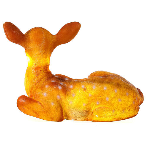 Christmas fawn decoration sitting 35x60x25 cm outdoor LED 6