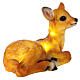 Christmas fawn decoration sitting 35x60x25 cm outdoor LED s5