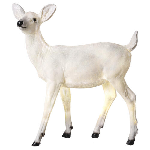 Christmas LED light, fawn standing, 70x55x20 cm, OUTDOOR 2
